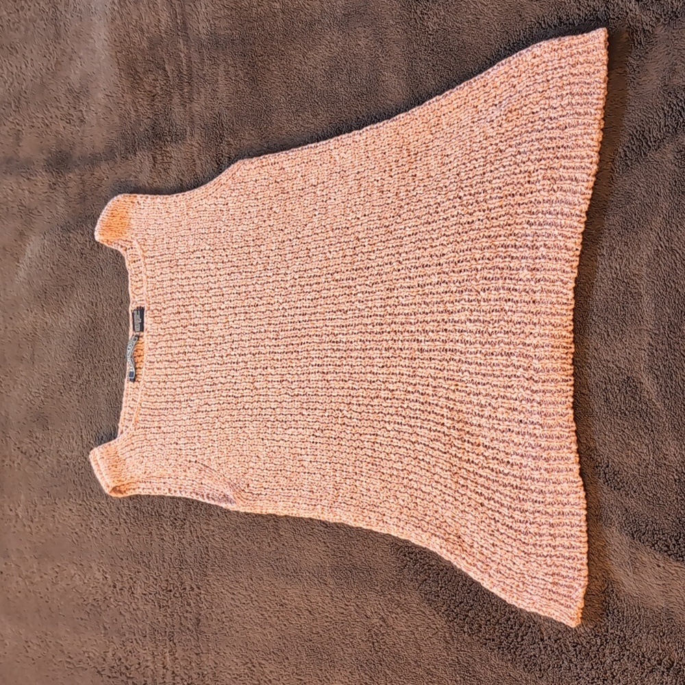 Harold's| Pink Sleeveless Sweater Polyester Cotton Blend